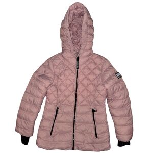 DKNY Sport Little Girls Pink Puffer Coat